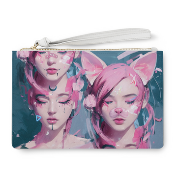 Influencer 03 - eGirl, Gucci Nyan Rawr Saffiano Clutch Bag - Haze Long Fine Art and Resources Store
