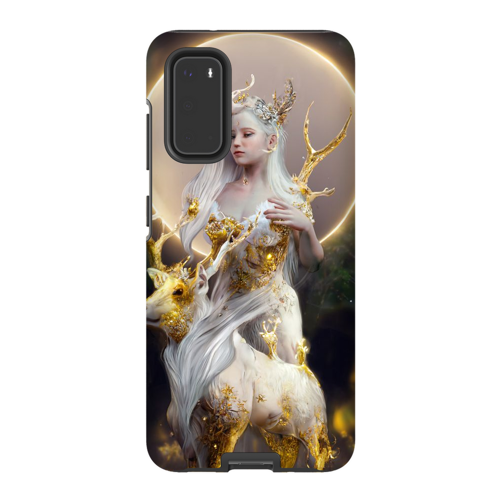 🌙The Divination of the Deer Goddess🌙 Premium Tough Phone Case - Haze Long Fine Art and Resources Store
