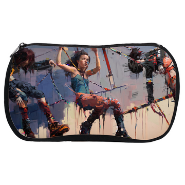 No Freedom in Death Cosmetic Pouch - Haze Long Fine Art and Resources Store