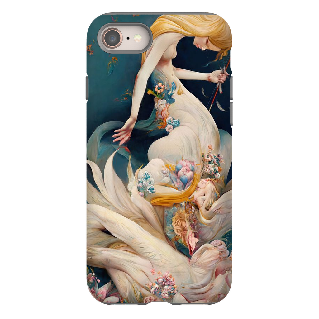 Metamorphosis of the Swan Premium Tough Phone Case - Haze Long Fine Art and Resources Store