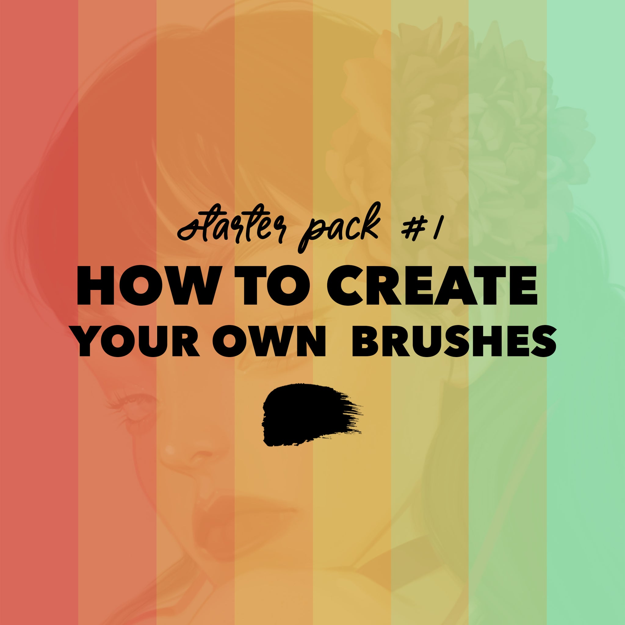 Haze Long Starter Pack #1 How to create your own brushes - Haze Long Fine Art and Resources Store