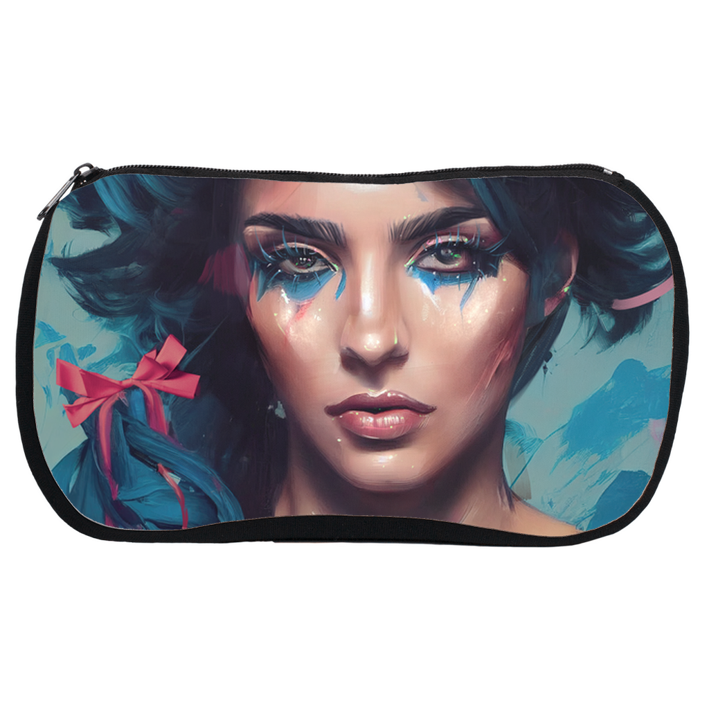 Influencer 02 - MUA, highlights is the new bronzer Cosmetic Pouch - Haze Long Fine Art and Resources Store