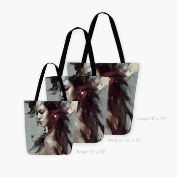 Caution Tote Bag - Haze Long Fine Art and Resources Store