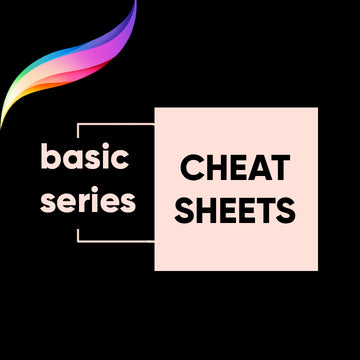 Haze Long Procreate Basic Series Cheatsheets - Haze Long Fine Art and Resources Store