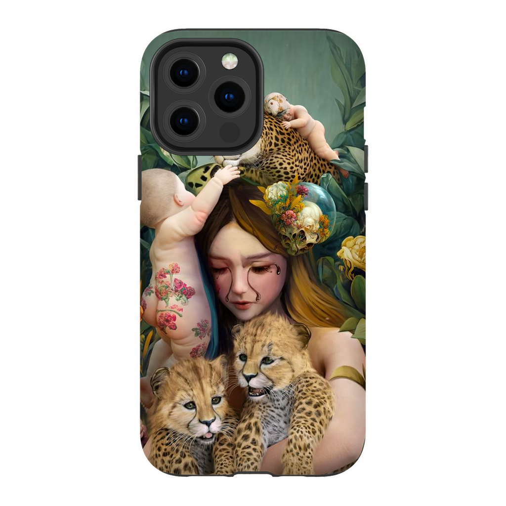 Black Tears Premium Tough Phone Case - Haze Long Fine Art and Resources Store