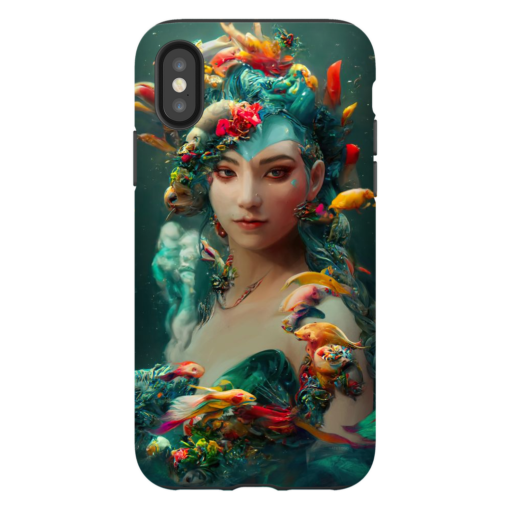 Pisces, The Empath Goddess of Healing Premium Tough Phone Case - Haze Long Fine Art and Resources Store
