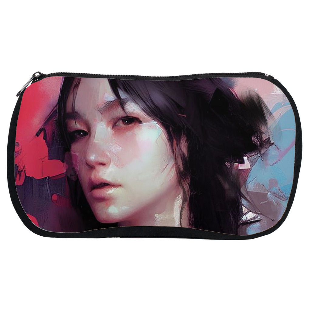 Marks on the Mirror Cosmetic Pouch - Haze Long Fine Art and Resources Store