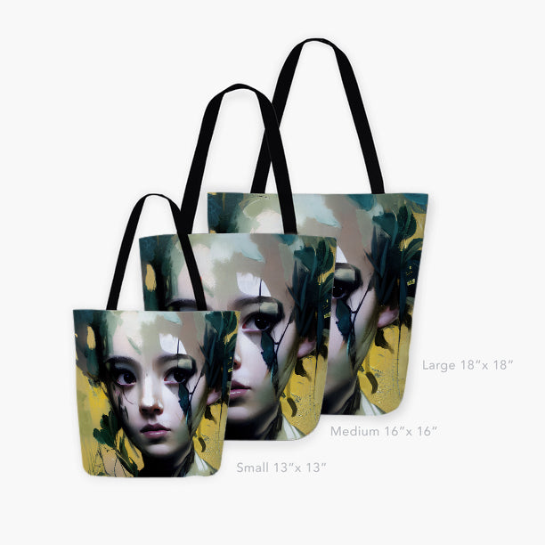 Forest Girl Tote Bag - Haze Long Fine Art and Resources Store