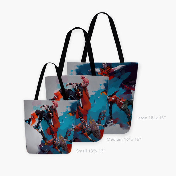 Homework for the Falling Tote Bag - Haze Long Fine Art and Resources Store