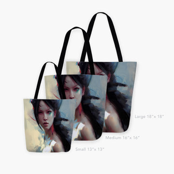 Warrior's Flow Tote Bag - Haze Long Fine Art and Resources Store