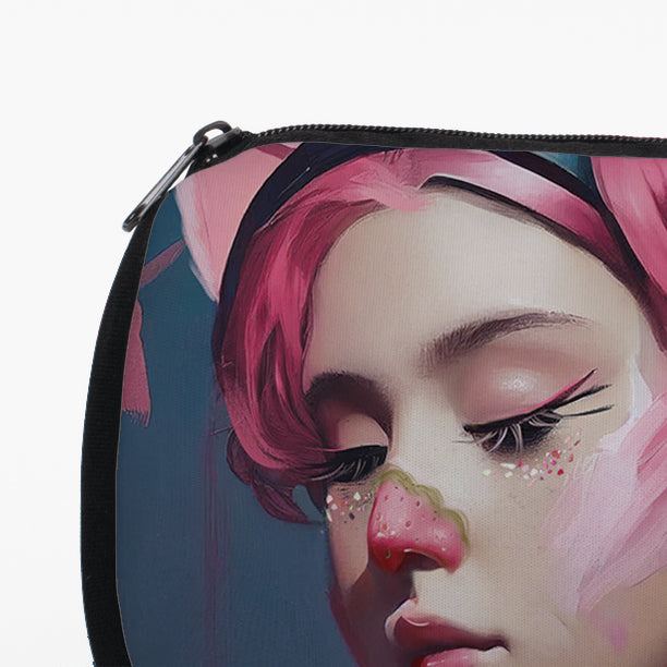 Influencer 06 - Watermelon Gamer Girl Cosmetic Pouch - Haze Long Fine Art and Resources Store